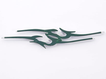 Aufkleber Chrom 3D Car Logo Motiv Tribal III 135x30 mm chrom