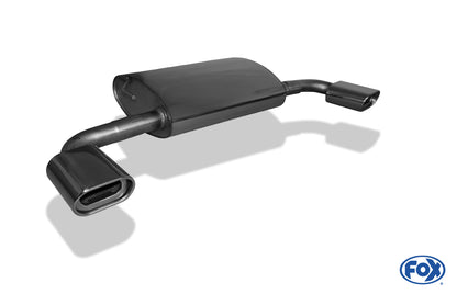 FOX Citroen C-Crosser - Bj. ab 06` Endschalldämpfer quer Ausgang rechts/links - 135x80 Typ 53 rechts/links