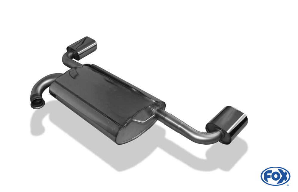 FOX Citroen C-Crosser - Bj. ab 06` Endschalldämpfer quer Ausgang rechts/links - 135x80 Typ 53 rechts/links