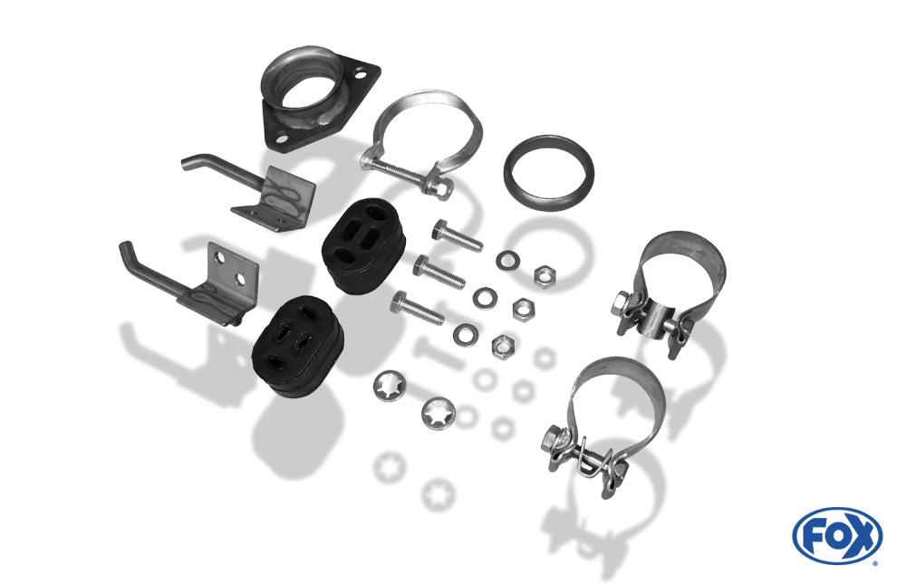 FOX Citroen C-Crosser - Bj. ab 06` Endschalldämpfer quer Ausgang rechts/links - 135x80 Typ 53 rechts/links