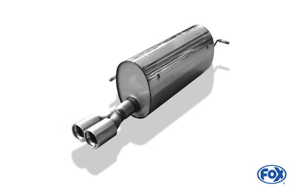 FOX Citroen C4 Coupe Endschalldämpfer - 2x80 Typ 13