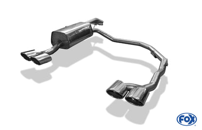 FOX Citroen C4 - B7 Endschalldämpfer Ausgang rechts/links - 2x106x71 Typ 32 rechts/links