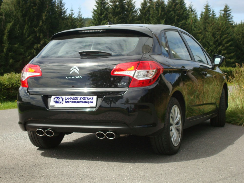 FOX Citroen C4 - B7 Endschalldämpfer Ausgang rechts/links - 2x106x71 Typ 32 rechts/links