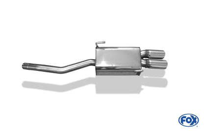 FOX Citroen C8/ Peugeot 807 Endschalldämpfer - 2x80 Typ 16