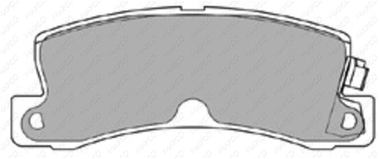 MAPCO Bremsbelagsatz, Scheibenbremse Hinterachse  6570