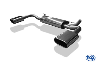 FOX Chrysler Voyager II GS Endschalldämpfer Ausgang rechts/links - 160x80 Typ 52 rechts/links