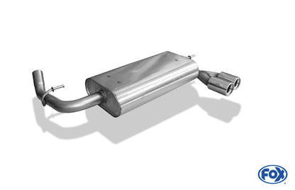 FOX Chrysler Neon II Endschalldämpfer - 2x76 Typ 13