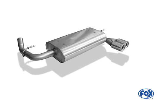 FOX Chrysler Neon II Endschalldämpfer - 2x76 Typ 13