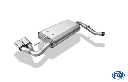FOX Chrysler Neon II Endschalldämpfer - 2x76 Typ 13