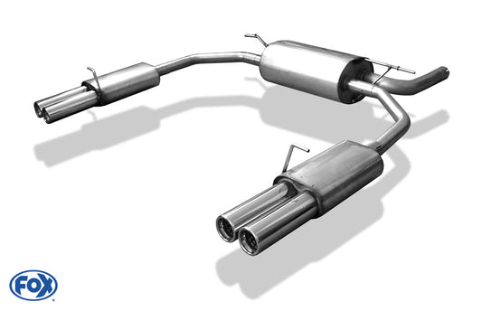 FOX Chrysler 300M Endschalldämpfer rechts/links - 2x70 Typ 13 rechts/links