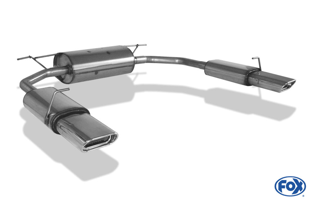 FOX Chrysler 300M Endschalldämpfer rechts/links - 150x70 Typ 53