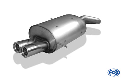 FOX Chrysler PT Cruiser Limousine & Cabrio Endschalldämpfer - 2x76 Typ 13