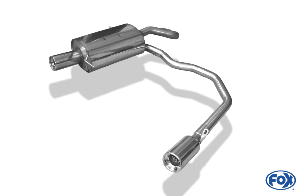 FOX Chrysler PT Cruiser Limousine & Cabrio Endschalldämpfer Ausgang rechts/links - 1x90 Typ 13 rechts/links