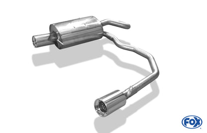 FOX Chrysler PT Cruiser Limousine & Cabrio Endschalldämpfer Ausgang rechts/links - 1x100 Typ 13 rechts/links