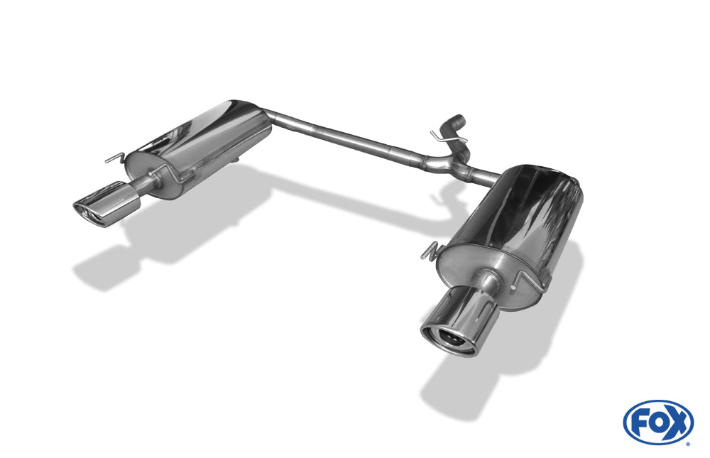 FOX Chrysler Sebring Coupe&Cabrio Typ JR Endschalldämpfer rechts/links - 115x85 Typ 33 rechts/links