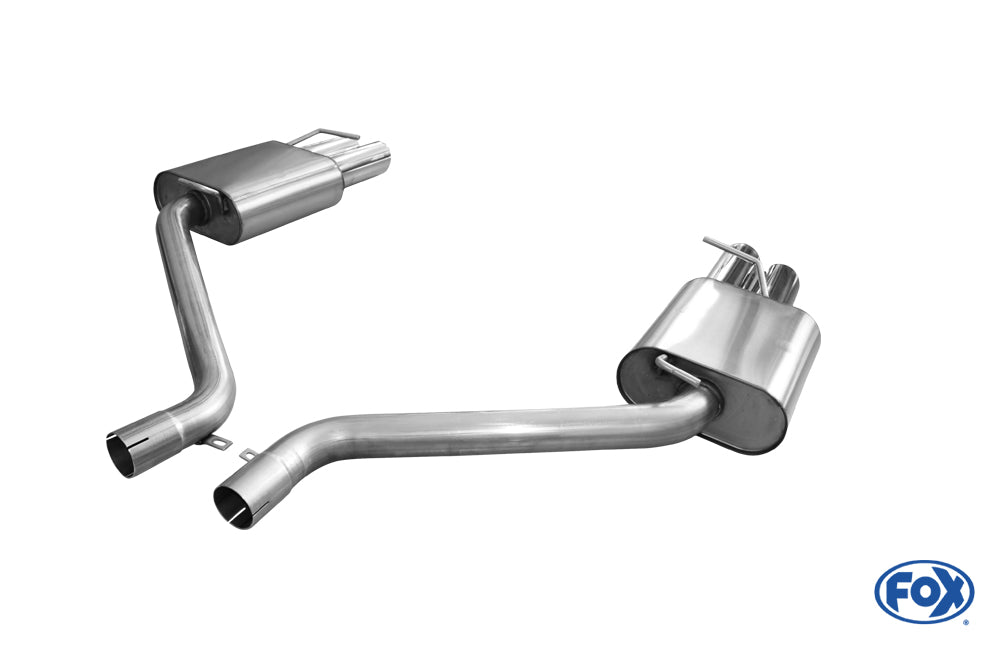 FOX Chrysler 300C 3,5l Endschalldämpfer rechts/links Doppelrohr - 2x80 Typ 17 rechts/links