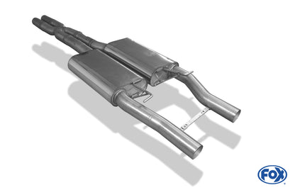 FOX Chrysler 300C SRT8 Vorschalldämpfer inkl. Druckaustauschrohr