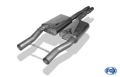 FOX Chrysler 300C SRT8 Vorschalldämpfer inkl. Druckaustauschrohr