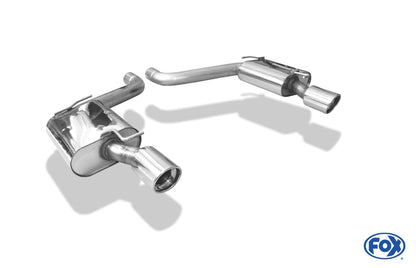 FOX Chrysler 300C SRT8 Endschalldämpfer rechts/links - 1x100 Typ 17 rechts/links