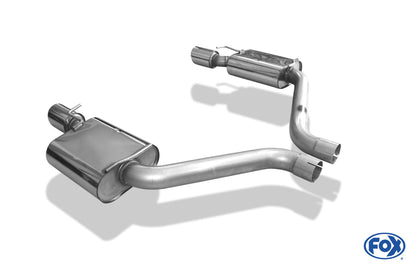 FOX Chrysler 300C SRT8 Endschalldämpfer rechts/links - 1x100 Typ 17 rechts/links