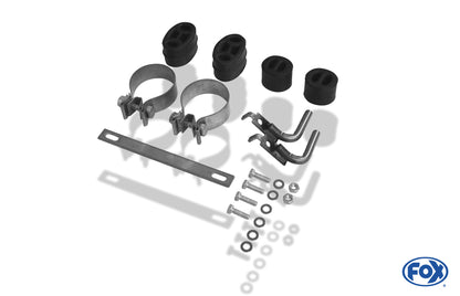 FOX Chrysler 300C 3,5l Endschalldämpfer rechts/links Doppelrohr - 2x80 Typ 17 rechts/links