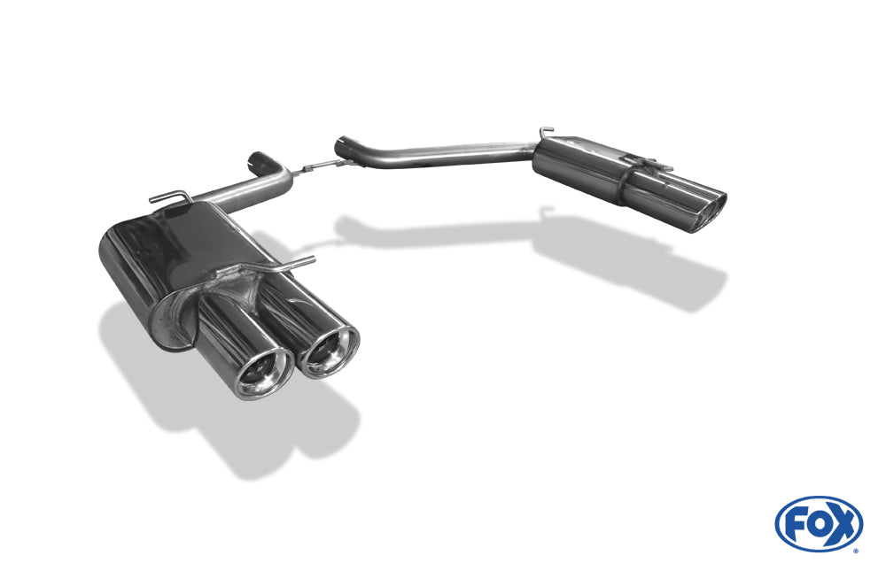 FOX Chrysler 300C 3,0l CRD Endschalldämpfer rechts/links - 2x100 Typ 17 rechts/links