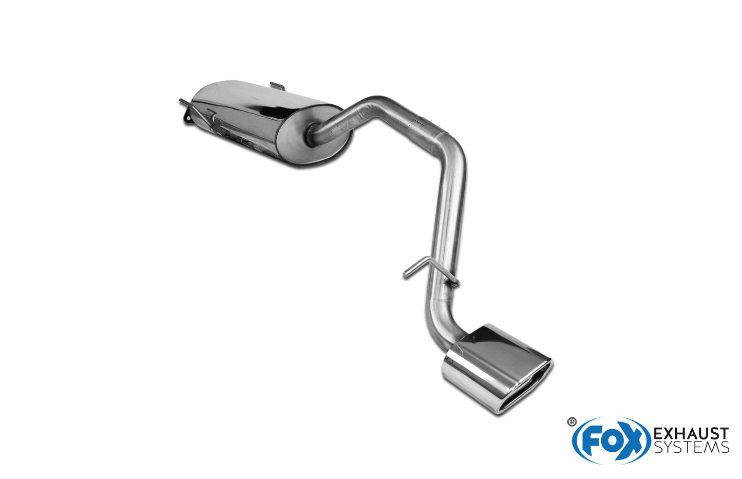 FOX Daihatsu Terios J2 4x4 Endschalldämpfer einseitig - 135x80 Typ 53