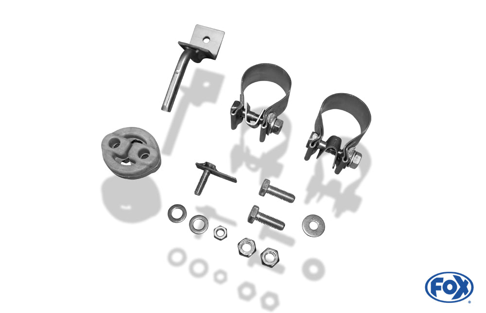 FOX Daihatsu Terios J2 4x4 Endschalldämpfer Ausgang rechts/links - 135x80 Typ 53 rechts/links