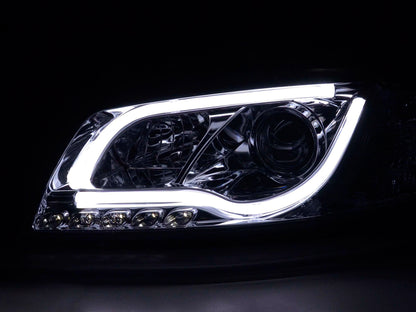 Scheinwerfer Set Daylight LED TFL-Optik Audi A3 Typ 8P/8PA Bj. 03-08 chrom