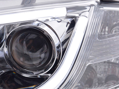 Scheinwerfer Set Daylight LED TFL-Optik Audi A3 Typ 8P/8PA Bj. 03-08 chrom