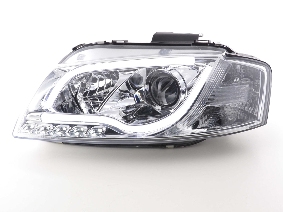 Scheinwerfer Set Daylight LED Tagfahrlicht Audi A3 Typ 8P/8PA Bj. 03-08 chrom