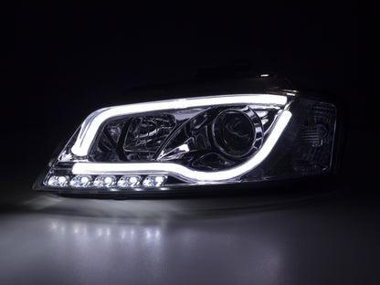 Scheinwerfer Set Daylight LED Tagfahrlicht Audi A3 8P/8PA Bj. 08-12 chrom