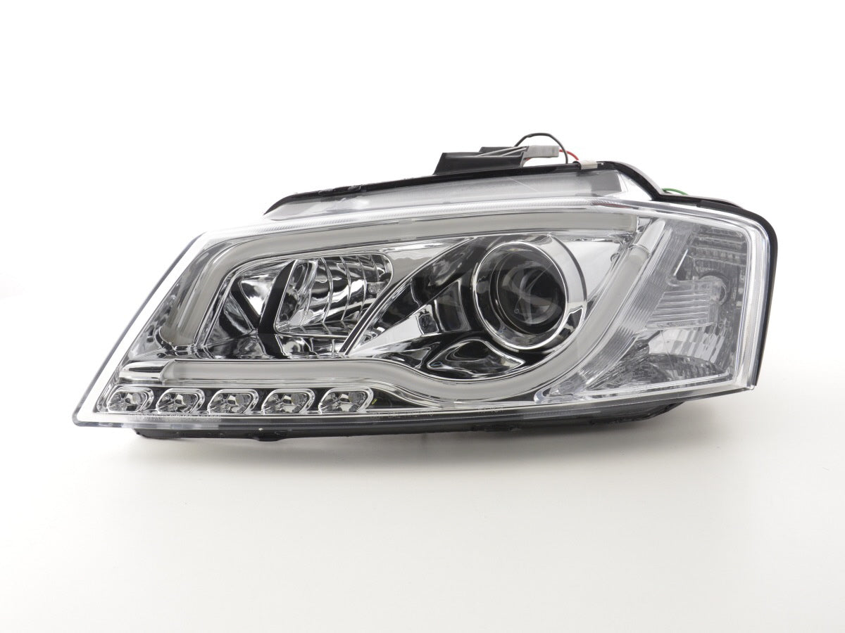 Scheinwerfer Set Daylight LED Tagfahrlicht Audi A3 8P/8PA Bj. 08-12 chrom