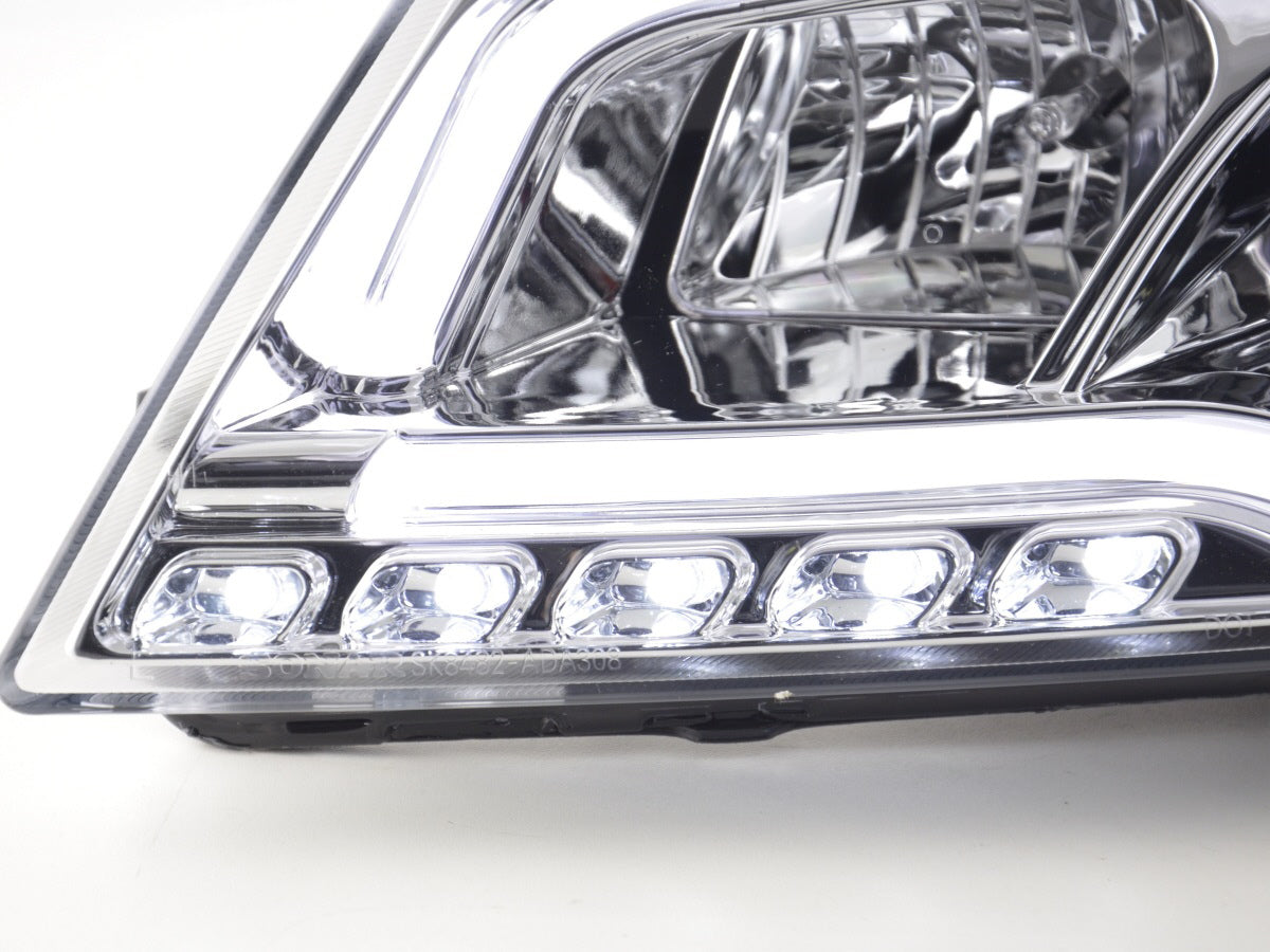 Scheinwerfer Set Daylight LED Tagfahrlicht Audi A3 8P Bj. 08-12 chrom