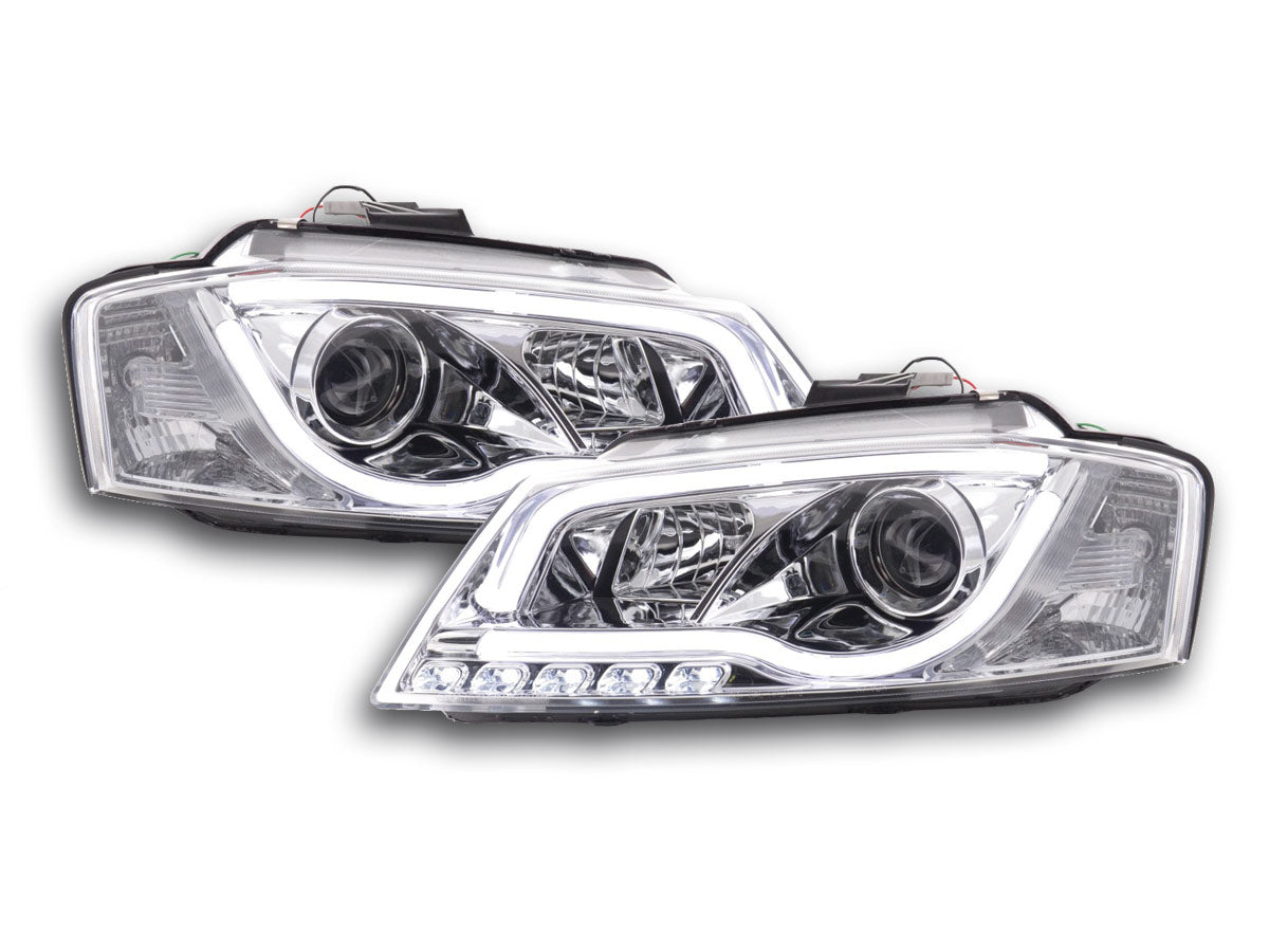 Scheinwerfer Set Daylight LED Tagfahrlicht Audi A3 8P/8PA Bj. 08-12 chrom