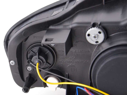 Scheinwerfer Set Daylight LED TFL-Optik Audi A4 Typ 8E Bj. 04-08 schwarz