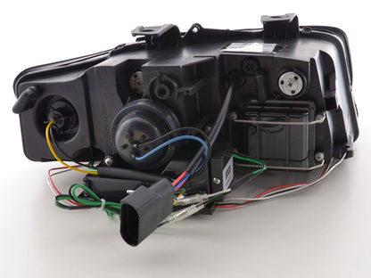 Scheinwerfer Set Daylight LED TFL-Optik Audi A4 Typ 8E Bj. 01-04 chrom