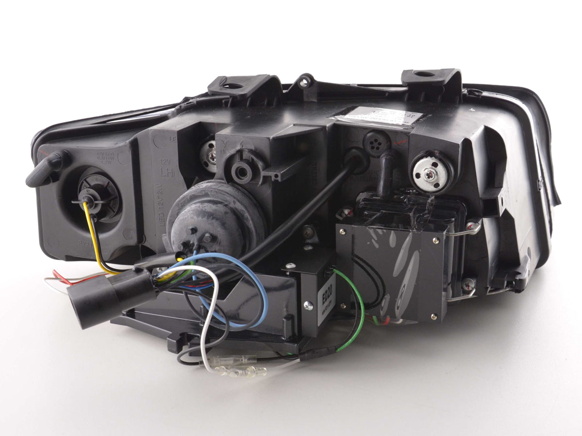 Scheinwerfer Set Daylight LED Tagfahrlicht Audi A4 Typ 8E Bj. 01-04 chrom