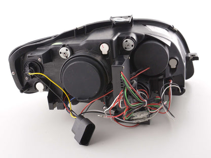 Scheinwerfer Set Daylight LED Tagfahrlicht Audi A4 Typ 8E  05-07 schwarz