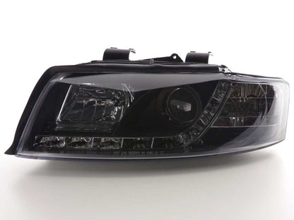 Scheinwerfer Set Daylight LED TFL-Optik Audi A4 Typ 8E Bj. 01-04 schwarz