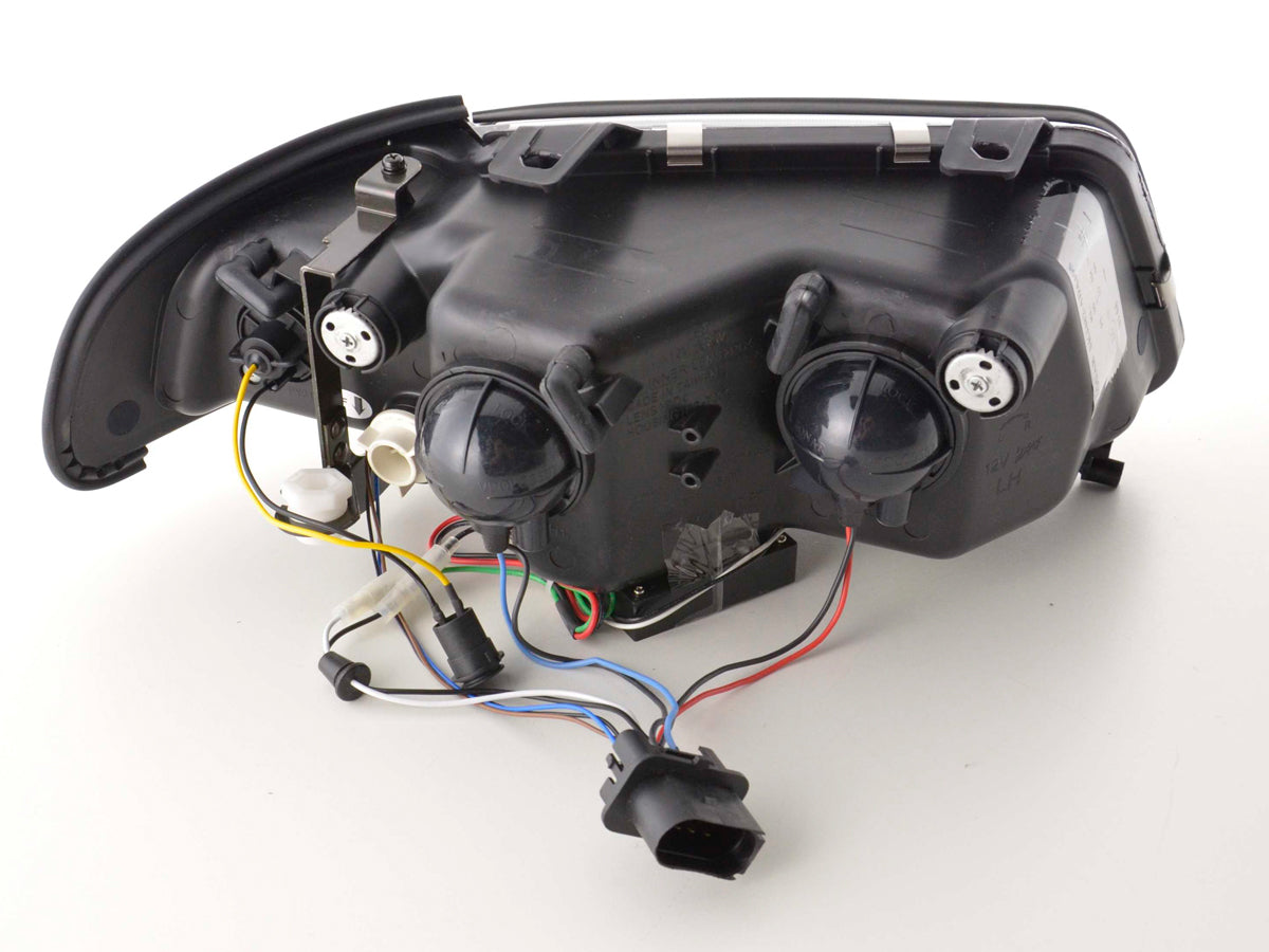 Scheinwerfer Set Daylight LED Tagfahrlicht Audi A4 B5 8D Bj. 99-01 chrom