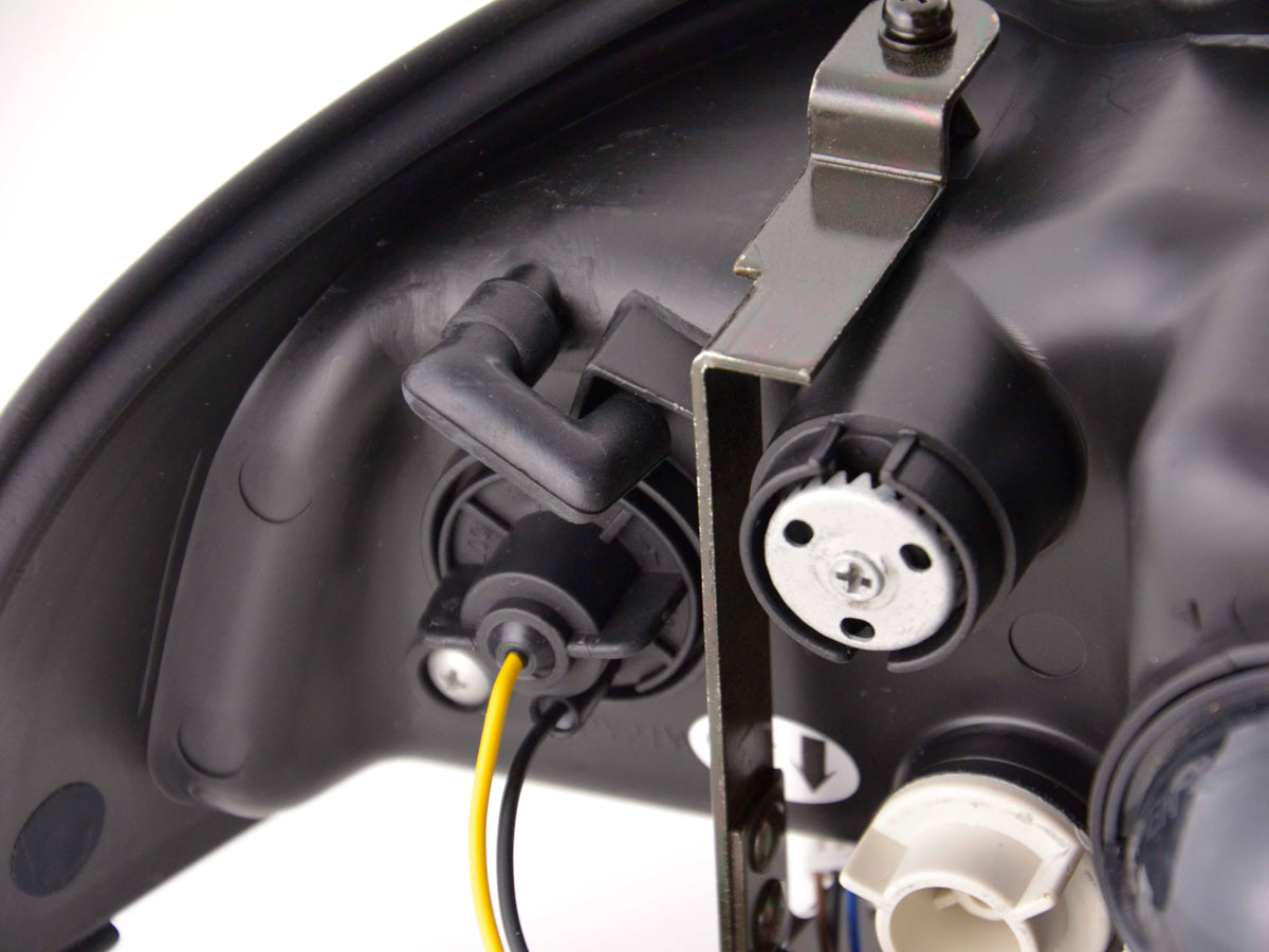 Scheinwerfer Set Daylight LED Tagfahrlicht Audi A4 B5 8D Bj. 99-01 chrom