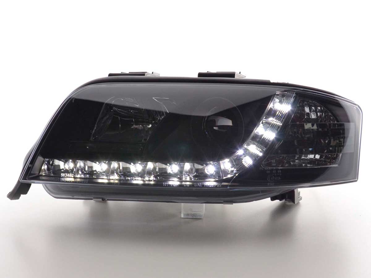 Scheinwerfer Daylight gebraucht Audi A6 Typ 4B Bj. 01-04 schwarz