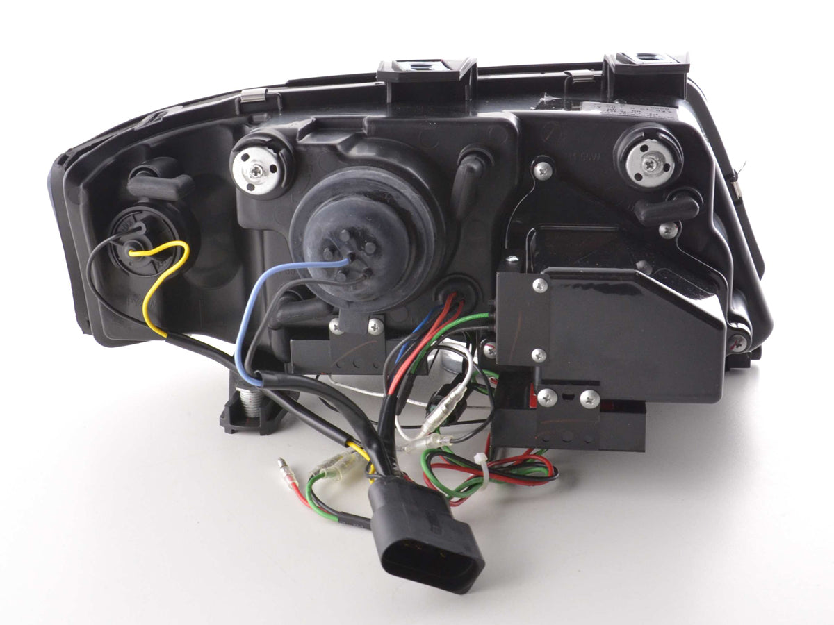 Scheinwerfer Set Daylight LED Tagfahrlicht Audi A6 Typ 4B Bj. 01-04 chrom
