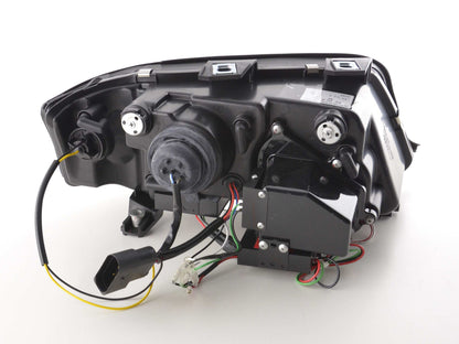 Scheinwerfer Set Daylight LED Tagfahrlicht Audi A6 Typ 4B Bj. 01-04 schwarz