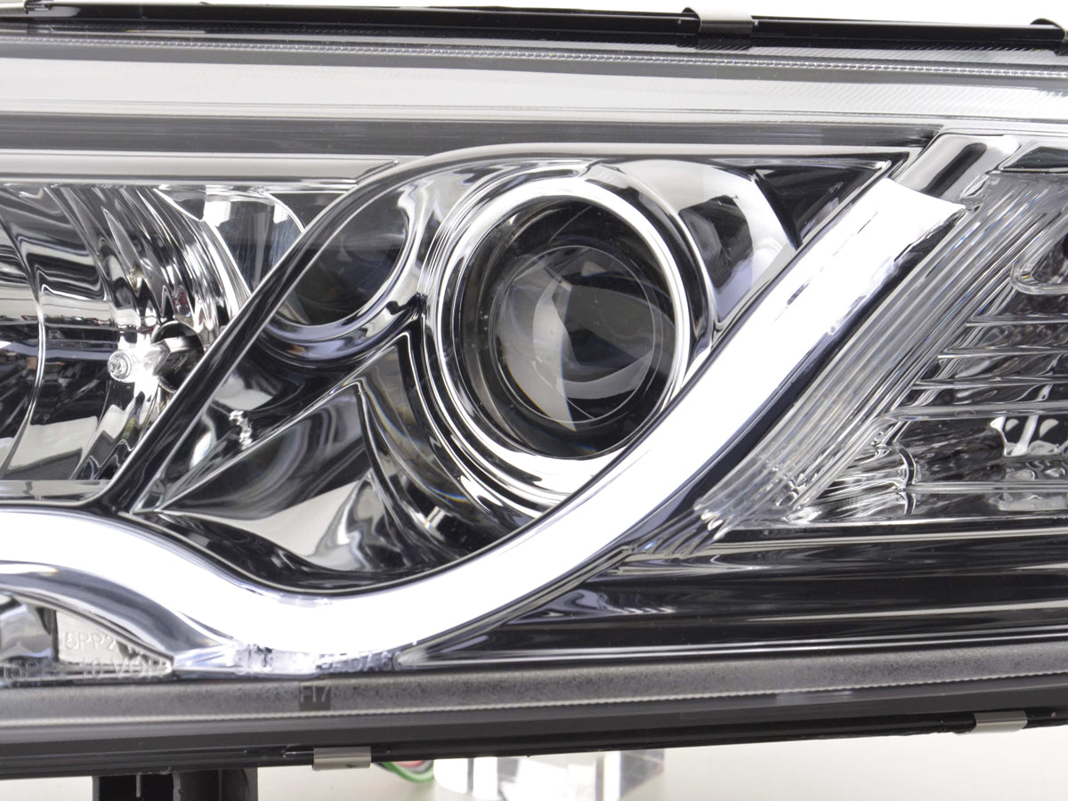 Scheinwerfer Set Daylight LED Tagfahrlicht Audi A6 Typ 4F Bj. 04-08 chrom