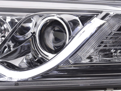 Scheinwerfer Set Daylight LED Tagfahrlicht Audi A6 Typ 4F Bj. 04-08 chrom
