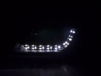 Scheinwerfer Set Daylight LED TFL-Optik Audi A6 Typ 4B  97-01 schwarz