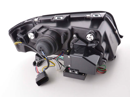 Scheinwerfer Set Daylight LED Tagfahrlicht Audi A6 4B Bj. 01-03 chrom