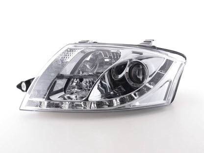 Scheinwerfer Set Daylight LED Tagfahrlicht Audi TT Typ 8N  98-06 chrom